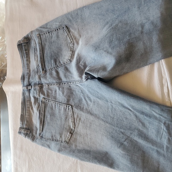 Boston Proper embellished pearl ankle Sz. 12 Blue Jeans NWT - Picture 7 of 11